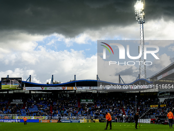 Stadium overview during the match Willem II - PSV at the Koning Willem II stadium for the Dutch Eredivisie season 2024-2025 in Tilburg, Neth...