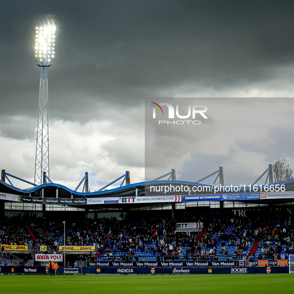 Stadium overview during the match Willem II - PSV at the Koning Willem II stadium for the Dutch Eredivisie season 2024-2025 in Tilburg, Neth...