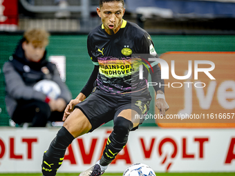 PSV Eindhoven defender Mauro Junior during the match Willem II - PSV at the Koning Willem II stadium for the Dutch Eredivisie season 2024-20...