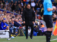 Daniel Farke, Leeds United manager, during the Sky Bet Championship match between Leeds United and Coventry City at Elland Road in Leeds, En...