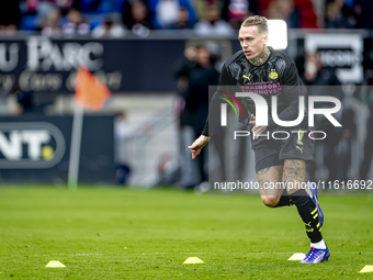 PSV Eindhoven defender Rick Karsdorp plays during the match Willem II vs. PSV at the Koning Willem II stadium for the Dutch Eredivisie seaso...