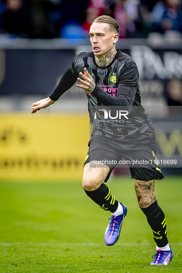 PSV Eindhoven defender Rick Karsdorp plays during the match Willem II vs. PSV at the Koning Willem II stadium for the Dutch Eredivisie seaso...