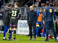 PSV Eindhoven trainer Peter Bosz during the match between Willem II and PSV at the Koning Willem II stadium for the Dutch Eredivisie season...