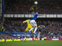 During the Premier League match between Everton and Crystal Palace at Goodison Park in Liverpool, England, on September 28, 2024. (