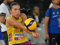 Elena Arici of Prosecco Doc Imoco Conegliano during the Supercoppa Fineco Lega Volley Femminile between Prosecco Doc Imoco Conegliano and Ve...