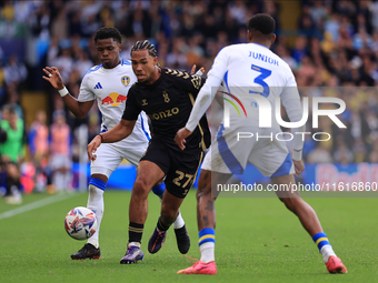 Milan van Ewijk (Coventry City) during the Sky Bet Championship match between Leeds United and Coventry City at Elland Road in Leeds, Englan...