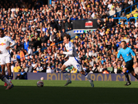 Brenden Aaronson (Leeds United) during the Sky Bet Championship match between Leeds United and Coventry City at Elland Road in Leeds, Englan...