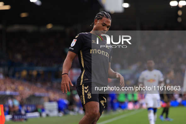 Milan van Ewijk (Coventry City) during the Sky Bet Championship match between Leeds United and Coventry City at Elland Road in Leeds, Englan...