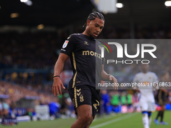 Milan van Ewijk (Coventry City) during the Sky Bet Championship match between Leeds United and Coventry City at Elland Road in Leeds, Englan...