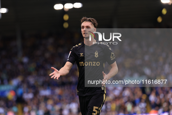 Jack Rudoni (Coventry City) during the Sky Bet Championship match between Leeds United and Coventry City at Elland Road in Leeds, England, o...