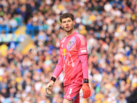 Illan Meslier (Leeds United) during the Sky Bet Championship match between Leeds United and Coventry City at Elland Road in Leeds, England,...