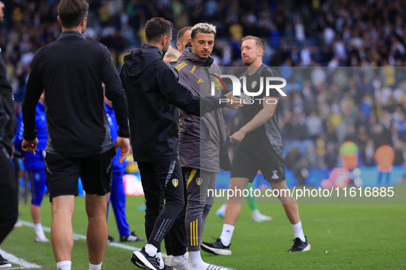 Ethan Ampadu (Leeds United) after the Sky Bet Championship match between Leeds United and Coventry City at Elland Road in Leeds, England, on...