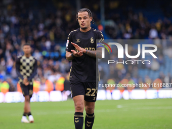 Joel Latibeaudiere (Coventry City) after the Sky Bet Championship match between Leeds United and Coventry City at Elland Road in Leeds, Engl...