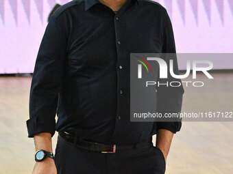 Stefano Lavarini, head coach of Vero Volley Milano, during the Supercoppa Fineco Lega Volley Femminile between Prosecco Doc Imoco Conegliano...