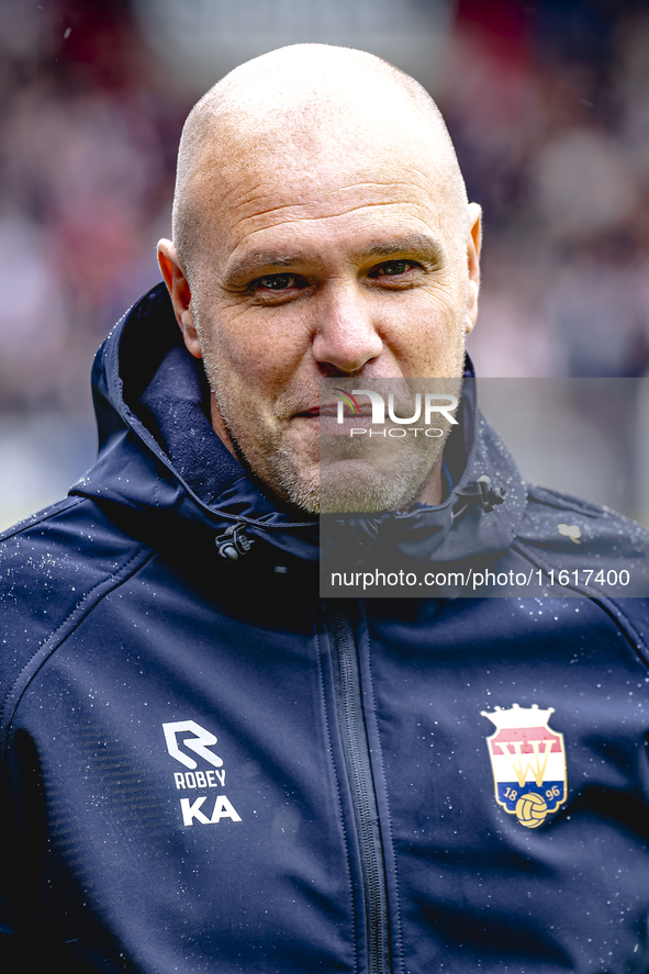 Willem II Assistant Trainer Kristof Aelbrecht during the match Willem II vs. PSV at the Koning Willem II Stadium for the Dutch Eredivisie se...