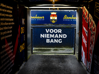 Players enter the stadium Willem II during the match Willem II - PSV at the Koning Willem II stadium for the Dutch Eredivisie season 2024-20...