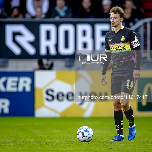 PSV Eindhoven defender Olivier Boscagli during the match Willem II - PSV at the Koning Willem II stadium for the Dutch Eredivisie season 202...