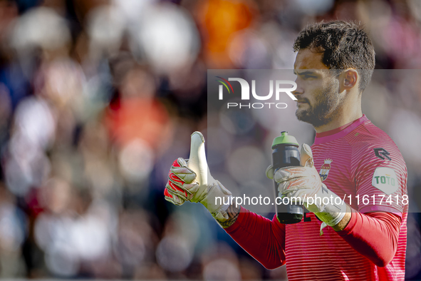 Willem II goalkeeper Thomas Didillon-Hodl during the match Willem II vs. PSV at the Koning Willem II stadium for the Dutch Eredivisie season...