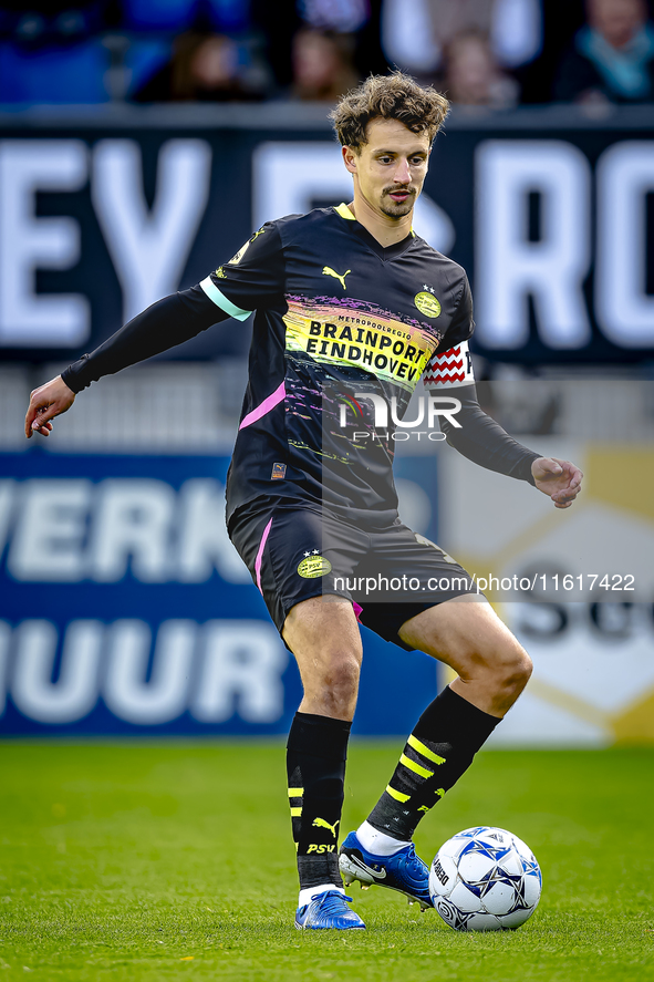 PSV Eindhoven defender Olivier Boscagli during the match Willem II - PSV at the Koning Willem II stadium for the Dutch Eredivisie season 202...