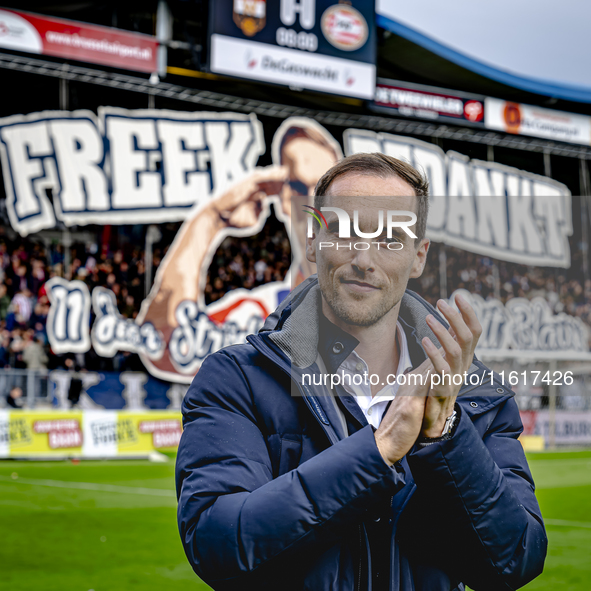 Former Willem II player Freek Heerkens during the match Willem II vs. PSV at the Koning Willem II stadium for the Dutch Eredivisie season 20...