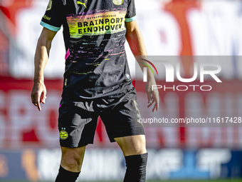 PSV Eindhoven forward Ivan Perisic plays during the match between Willem II and PSV at the Koning Willem II stadium for the Dutch Eredivisie...