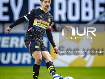 PSV Eindhoven defender Olivier Boscagli during the match Willem II - PSV at the Koning Willem II stadium for the Dutch Eredivisie season 202...