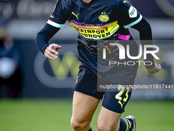 PSV Eindhoven midfielder Joey Veerman during the match Willem II - PSV at the Koning Willem II stadium for the Dutch Eredivisie season 2024-...