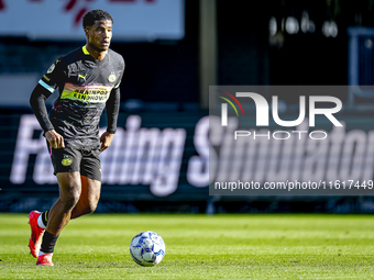 PSV Eindhoven defender Ryan Flamingo during the match Willem II - PSV at the Koning Willem II stadium for the Dutch Eredivisie season 2024-2...