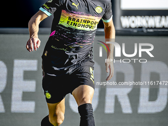 PSV Eindhoven forward Ivan Perisic plays during the match between Willem II and PSV at the Koning Willem II stadium for the Dutch Eredivisie...