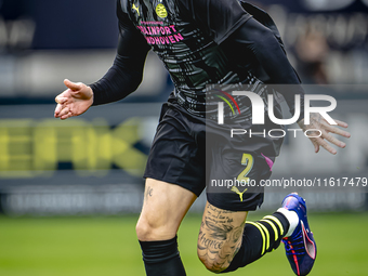 PSV Eindhoven defender Rick Karsdorp during the match Willem II - PSV at the Koning Willem II stadium for the Dutch Eredivisie season 2024-2...