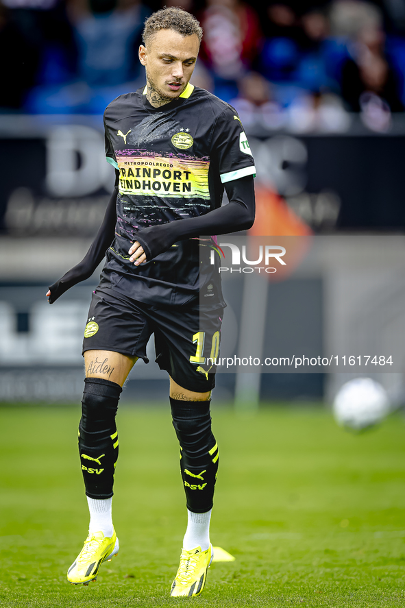 PSV Eindhoven forward Noa Lang plays during the match between Willem II and PSV at the Koning Willem II stadium for the Dutch Eredivisie sea...