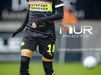 PSV Eindhoven forward Noa Lang plays during the match between Willem II and PSV at the Koning Willem II stadium for the Dutch Eredivisie sea...