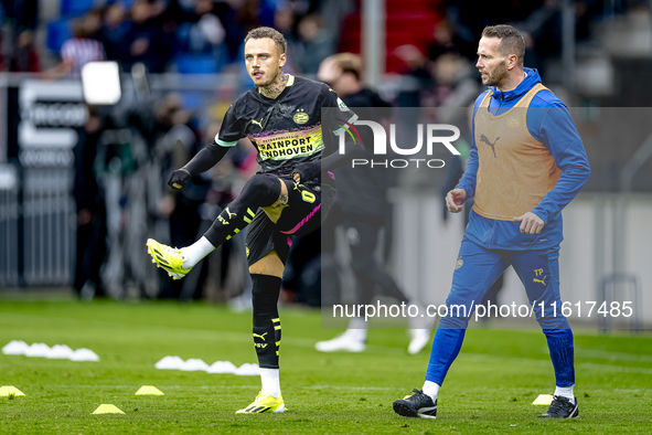 PSV Eindhoven forward Noa Lang plays during the match between Willem II and PSV at the Koning Willem II stadium for the Dutch Eredivisie sea...