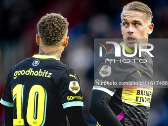 PSV Eindhoven defender Rick Karsdorp plays during the match between Willem II and PSV at the Koning Willem II stadium for the Dutch Eredivis...