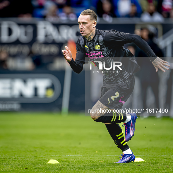 PSV Eindhoven defender Rick Karsdorp during the match Willem II - PSV at the Koning Willem II stadium for the Dutch Eredivisie season 2024-2...