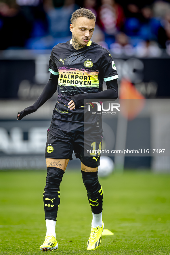 PSV Eindhoven forward Noa Lang plays during the match between Willem II and PSV at the Koning Willem II stadium for the Dutch Eredivisie sea...