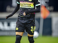 PSV Eindhoven forward Noa Lang plays during the match between Willem II and PSV at the Koning Willem II stadium for the Dutch Eredivisie sea...