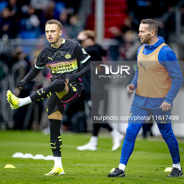 PSV Eindhoven forward Noa Lang plays during the match between Willem II and PSV at the Koning Willem II stadium for the Dutch Eredivisie sea...