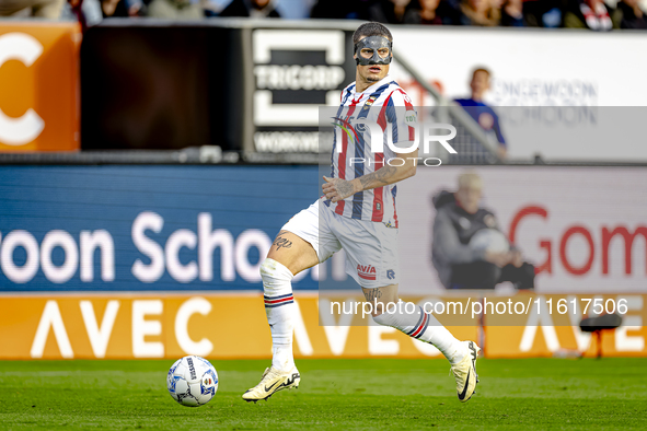 Willem II defender Mickael Tirpan during the match Willem II vs. PSV at the Koning Willem II stadium for the Dutch Eredivisie season 2024-20...