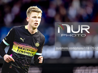 PSV Eindhoven midfielder Jerdy Schouten plays during the match Willem II - PSV at the Koning Willem II stadium for the Dutch Eredivisie seas...