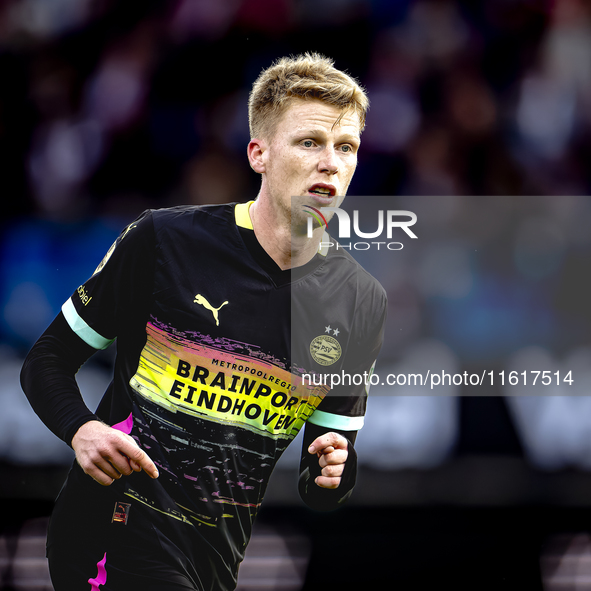 PSV Eindhoven midfielder Jerdy Schouten plays during the match Willem II - PSV at the Koning Willem II stadium for the Dutch Eredivisie seas...