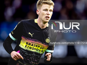 PSV Eindhoven midfielder Jerdy Schouten plays during the match Willem II - PSV at the Koning Willem II stadium for the Dutch Eredivisie seas...