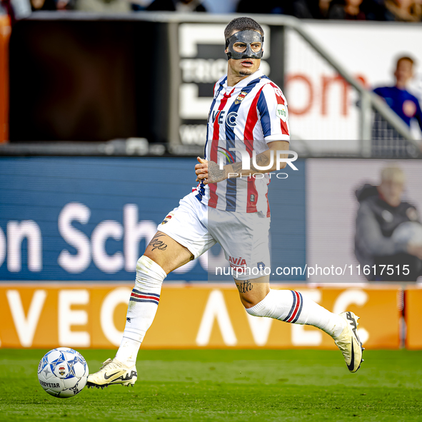 Willem II defender Mickael Tirpan during the match Willem II vs. PSV at the Koning Willem II stadium for the Dutch Eredivisie season 2024-20...