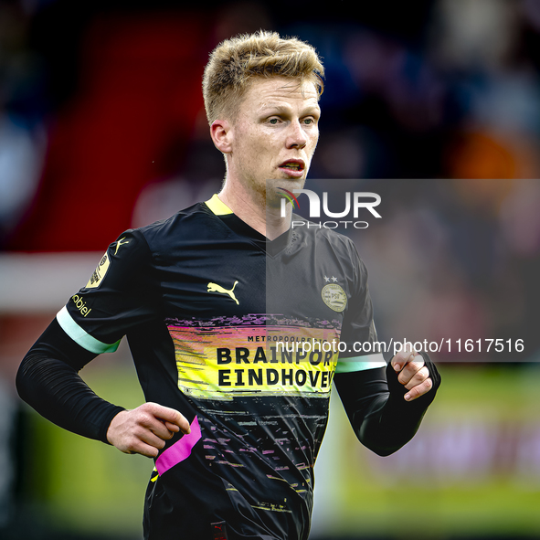 PSV Eindhoven midfielder Jerdy Schouten plays during the match Willem II - PSV at the Koning Willem II stadium for the Dutch Eredivisie seas...