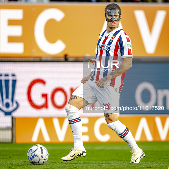 Willem II defender Mickael Tirpan during the match Willem II vs. PSV at the Koning Willem II stadium for the Dutch Eredivisie season 2024-20...