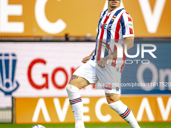 Willem II defender Mickael Tirpan during the match Willem II vs. PSV at the Koning Willem II stadium for the Dutch Eredivisie season 2024-20...