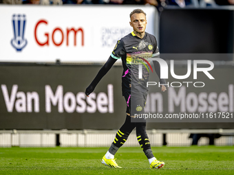 PSV Eindhoven forward Noa Lang plays during the match between Willem II and PSV at the Koning Willem II stadium for the Dutch Eredivisie sea...