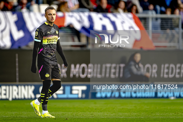 PSV Eindhoven forward Noa Lang plays during the match between Willem II and PSV at the Koning Willem II stadium for the Dutch Eredivisie sea...