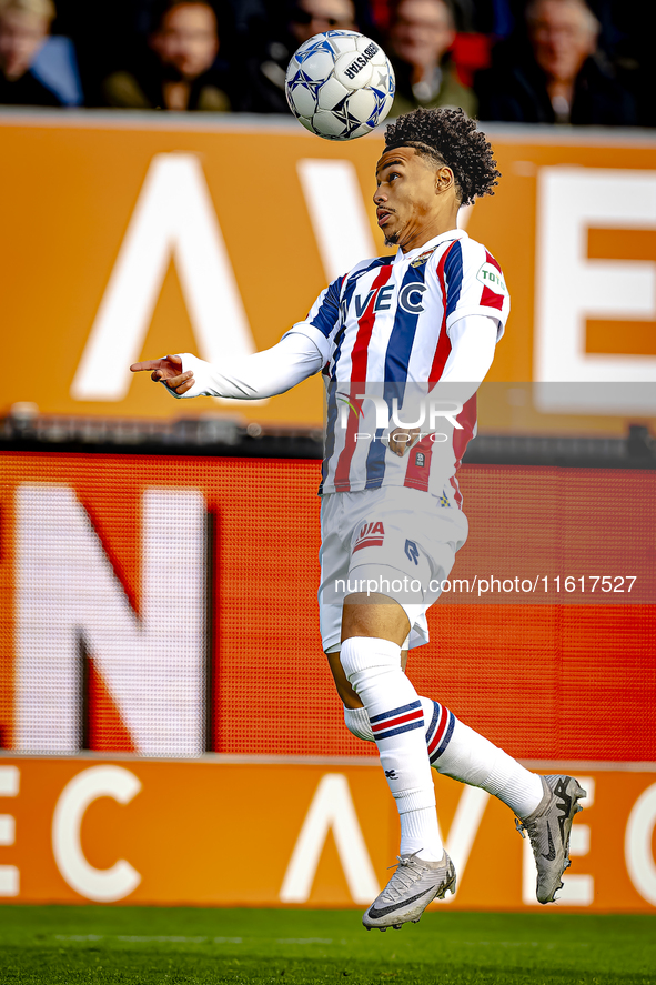 Willem II forward Emilio Kehrer during the match Willem II vs. PSV at the Koning Willem II stadium for the Dutch Eredivisie season 2024-2025...