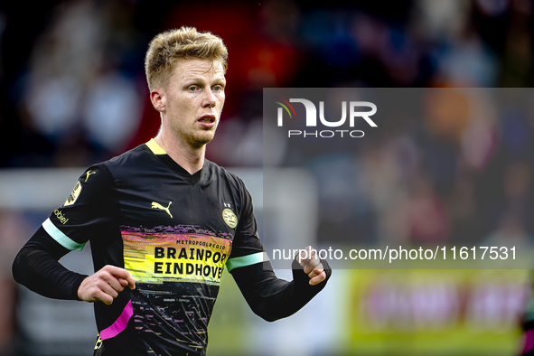 PSV Eindhoven midfielder Jerdy Schouten plays during the match Willem II - PSV at the Koning Willem II stadium for the Dutch Eredivisie seas...